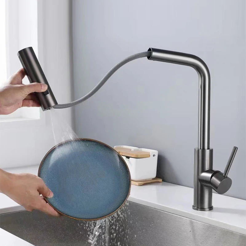 TerraFaucet™ 3 in 1 intelligenter digitaler Temperaturanzeige Wasserfall Küchenarmatur