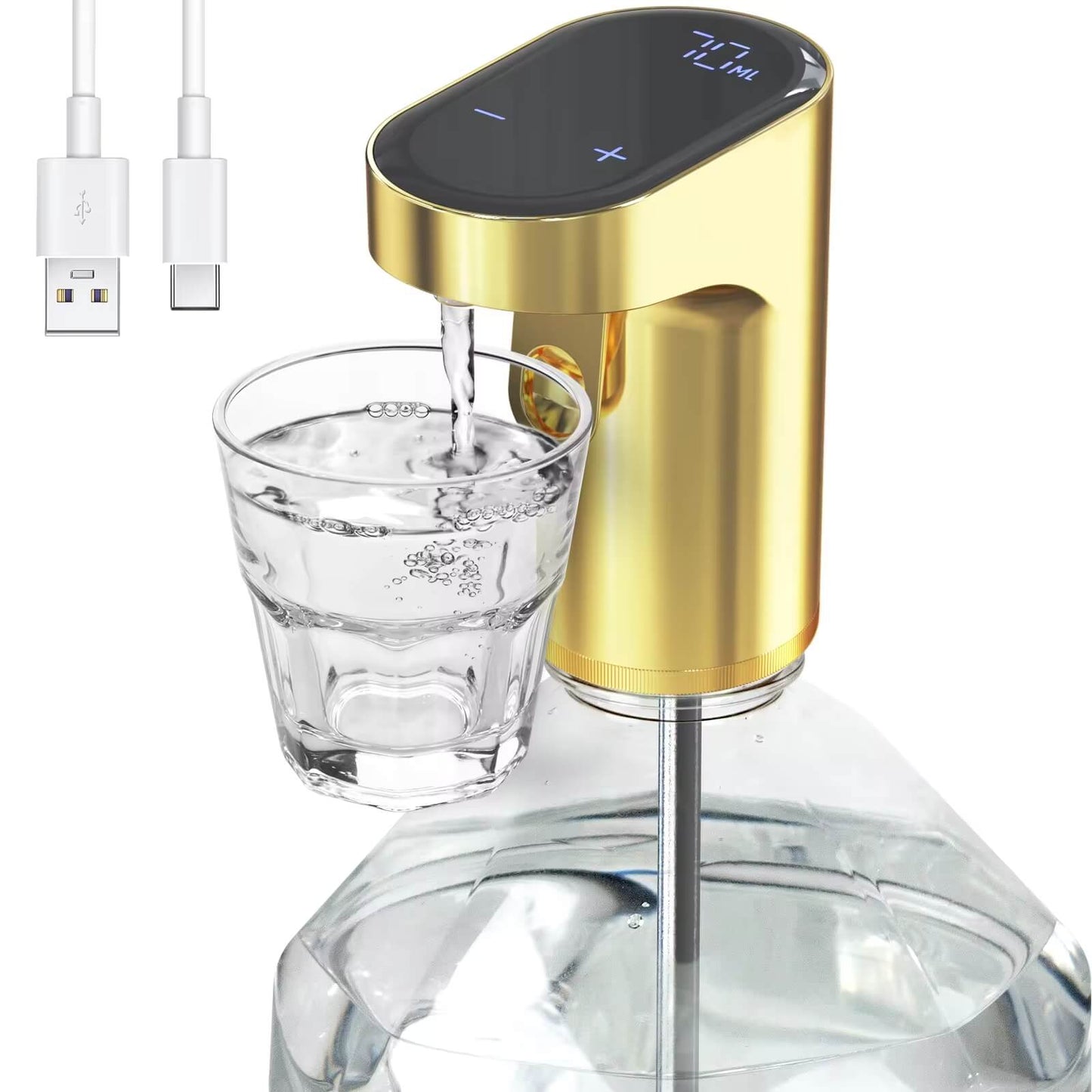 Digitale drankdispenser met hoeveelheidsmodus
