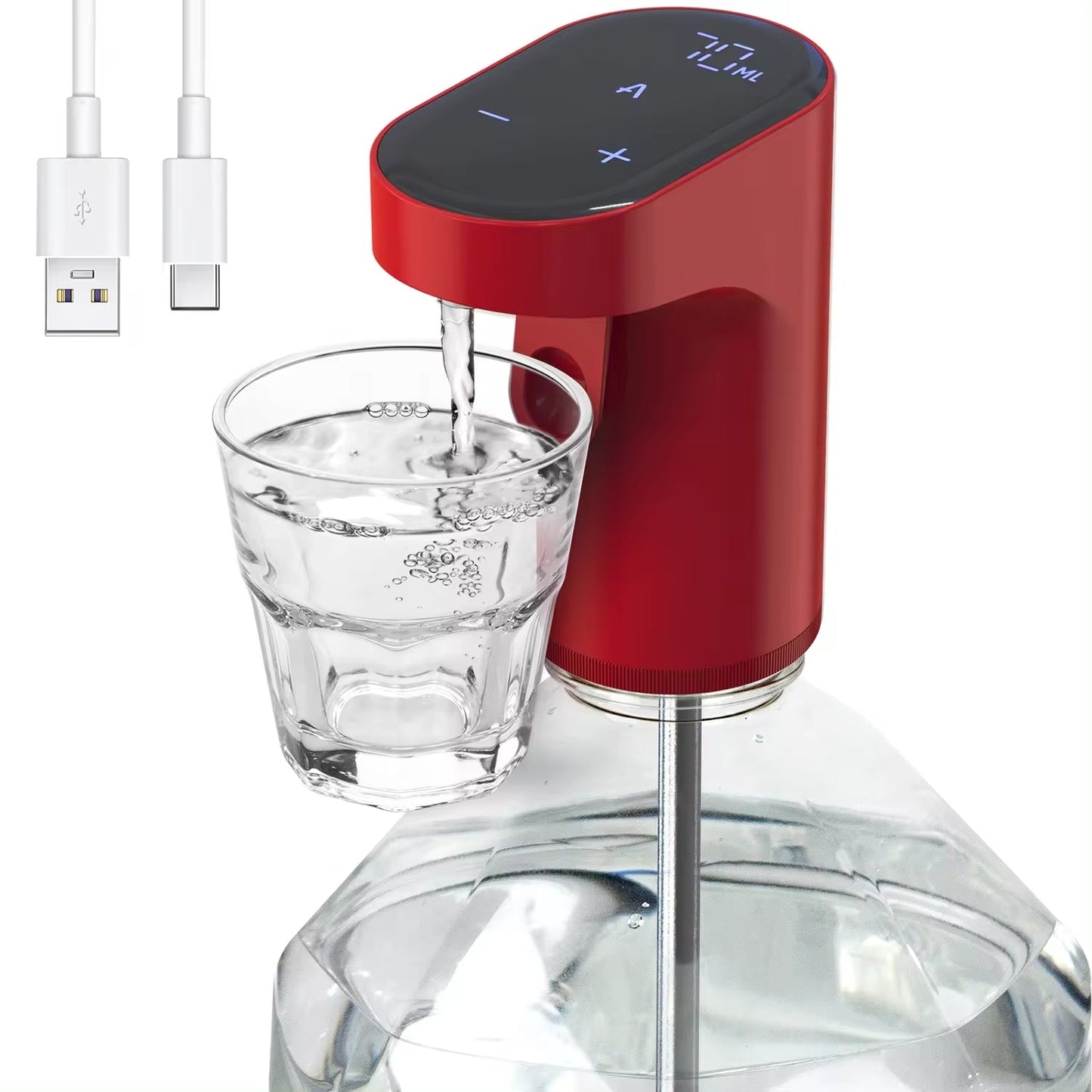 Digitale drankdispenser met hoeveelheidsmodus