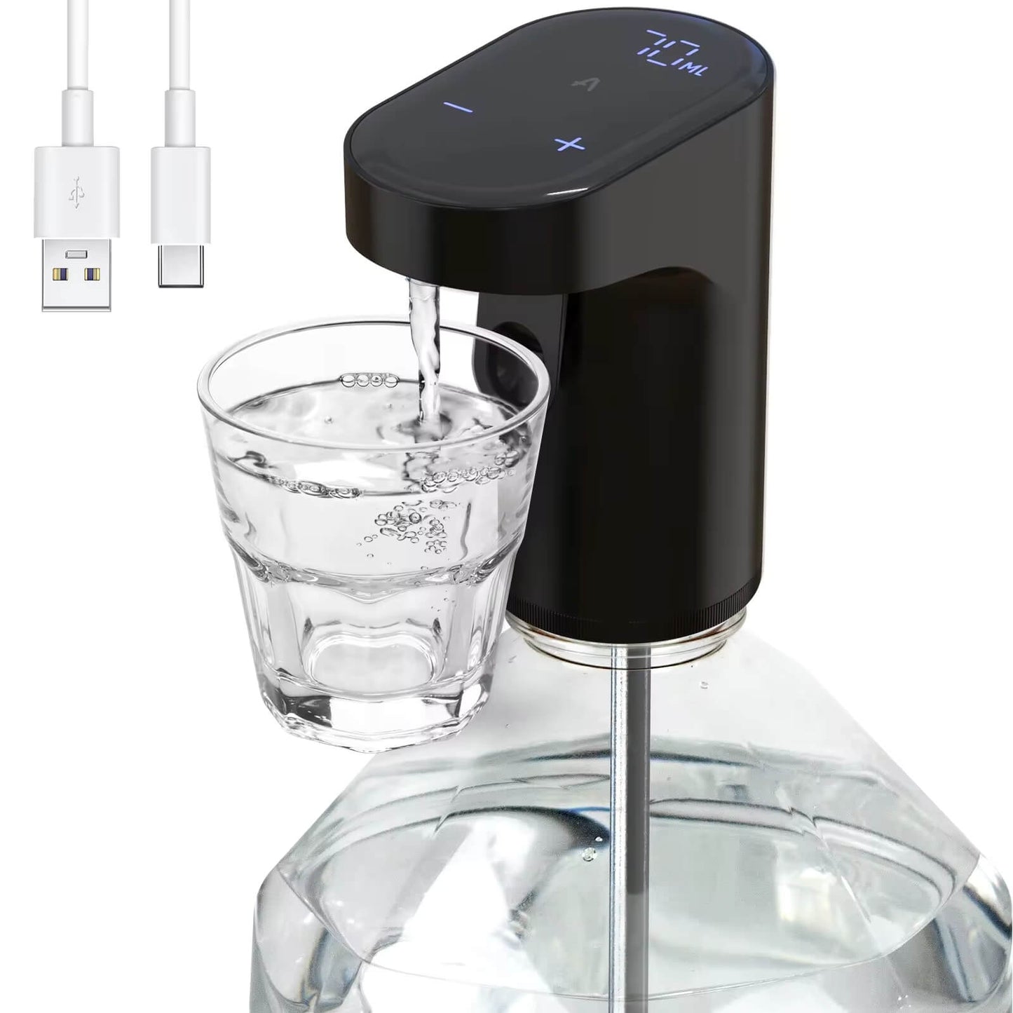 Digitale drankdispenser met hoeveelheidsmodus