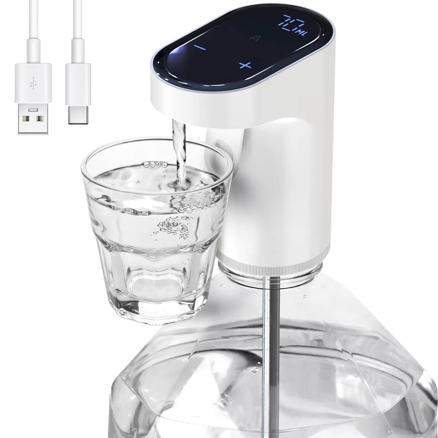 Digitale drankdispenser met hoeveelheidsmodus